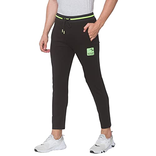Image of Spykar Men's Slim Fit Track Pants