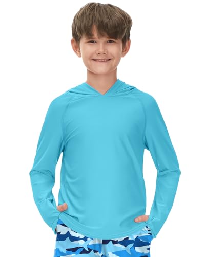 Rashguard pour garçon bleu BesserBay idéal pour les journées de plage