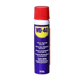 Pidilite WD-40, Multipurpose Spray for Home Improvement, Frees jammed locks & Rust Parts, Adhesive remover, Grill & stove Cleaning & Protectant Agent - Multi use for Home, Work and DIY Purposes, 63.8g