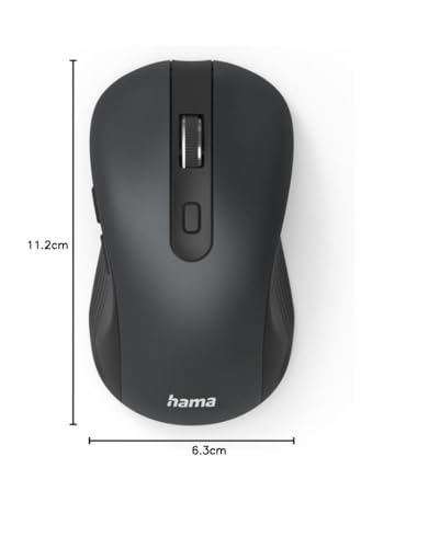 Hama MW 650 Bureau Droitier Bluetooth + USB Type A Optique 2400 DPI Neuf - vue 7
