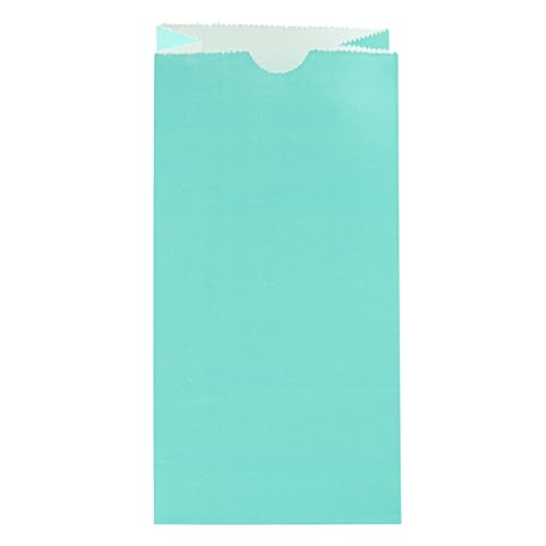 Restaurantware Bag Tek 2 LB Disposable Lunch Bags 100 Sturdy Take Out Bags - Flat Bottom Great For Restaurants Cafes And Bakeries Turquoise Paper Popcorn Bags Versatile For Grocery And More by Restaurantware - Image 9