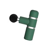 Portable Mini Gun with 4 Massage Heads Massage Gun, Deep Tissue Percussion Muscle Massager for Pain Relief, Professional Quiet Electric Gun (Green)