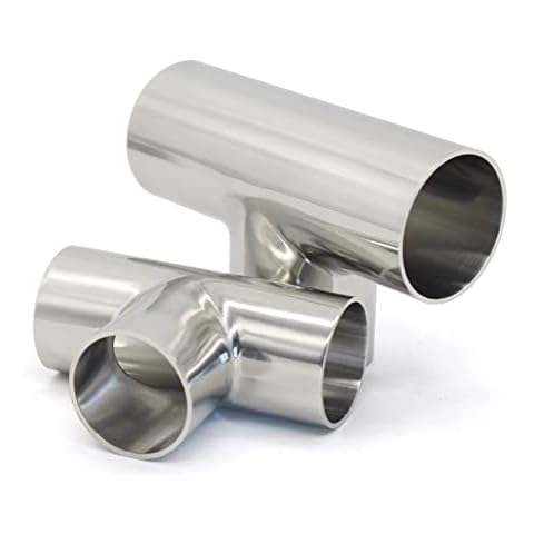 XIWANG T-Joint Sanitary Welded Pipe Connector Polished 304 Stainless Steel Food Grade dyrllw Cover