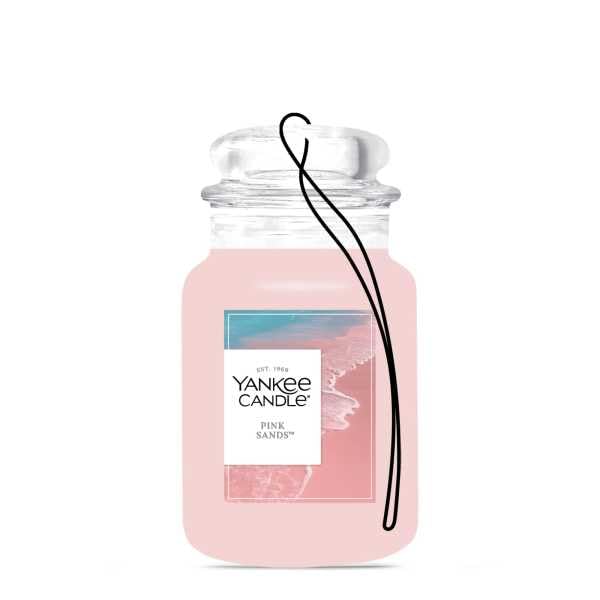 Image of Yankee Candle Paper Car Jar, Balsam & Cedar, Clean Cotton, Coconut Beach, Midsummer Night, Pink Sands & Sage & Citrus (Variety Pack)