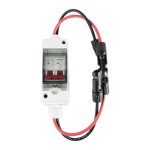 NUZAMAS 63A Solar Panel Disconnect Switch IP65 Waterproof Solar Disconnect Switch DC500 RV Transparent Cover Miniature Circuit Breaker for Rvs and Solar Systems - Image 4