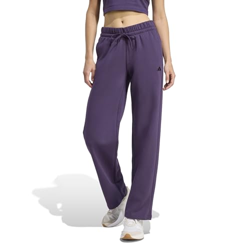adidas Women's Essentials Small Logo Feel Cozy Open Hem Pants