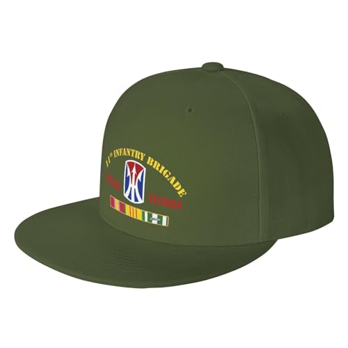 11th Infantry Brigade Vietnam Veteran Unisex Baseball Cap Adjustable Flat Brim Hat Trucker Hat2