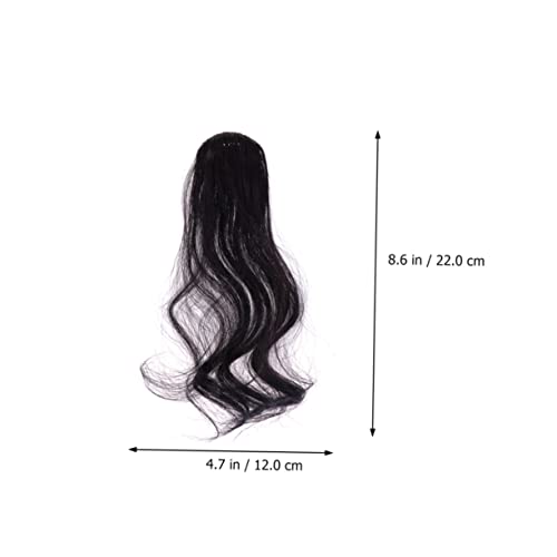 Mipcase Peruca Lateral 2 Unidades Clipe Na Franja Cabelo Humano Real Peruca Estrondo Franja De Cabel
