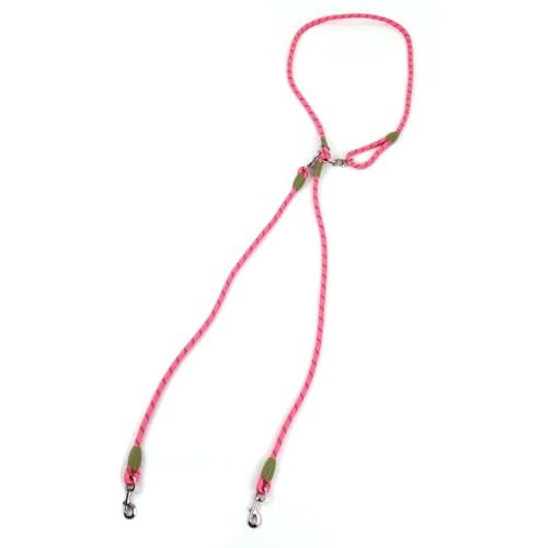 RASTKY Guinzaglio per Cani a Tracolla Regolabile Elasticità e Durata Adatto per Cani di Taglia Media Guinzaglio da Corsa in Nylon a Mani Libere (B)