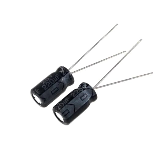 Condensateur 220uF 25V radial 6x7mm indispensable pour prototypes et montages DIY