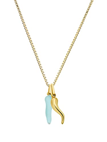 Collana con Corno Portafortuna