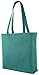 Large Shopping Tote with Shoulder Length Handles (Teal)