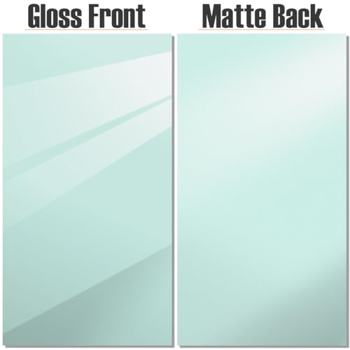 Image of 2pcs Pastel Cell Cast Acrylic Sheets blueish Green 1 /8inch (3mm) 11.75x11.75 300x300mm Glossy Matte Laserable Plexiglass Sheets Plasitc Board for Laser Cutting Engraving DIY Project Craft Sign