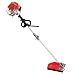 Honrane String Trimmer Cordless,5 in 1(Included Brush Cutter, Pruner, Strimmer, Hedge Trimmer and Chainsaw),Petrol Weed Wacker,2 Stroke Red
