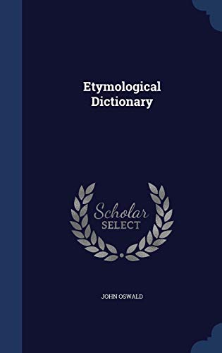 Etymological Dictionary 129698219X Book Cover