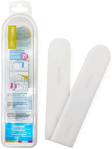 Paint Behind Refill Pack with Paint Tray 16 in. L x 12 in. W x 12 in. H Nylon Flat Paint Brush for Paint Behind Toilet Tool - Hard to Reach Areas, Wall Painting Supplies for Home Improvement Paint Kit