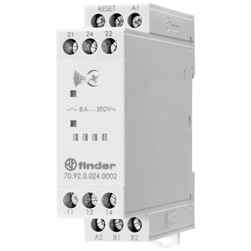 Relais de protection moteur Finder 24 V/AC 70.92.0.024.0002 à 2 inverseurs RT 1 pièce