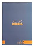 Rhodia ColoR Pad - Lined 70 sheets - 8 1/4 x 11 3/4 - Sapphire Cover