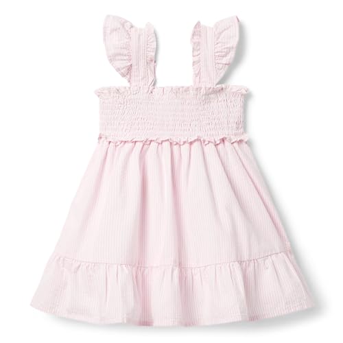 Janie and Jack Girls Smocked Seersucker Dress (Toddler/Little Big Kids)2