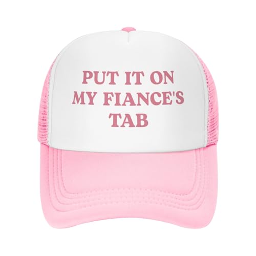 Image of Funny Trucker Hats for Women Hot Pink Funny Gag Baseball Cap for Girls Women Men Hat