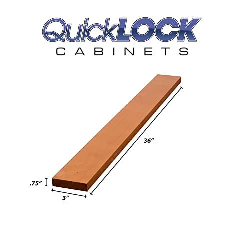 Quicklock Rta (Ready-To-Assemble) | 36 Tall Wall Kitchen Cabinets - Shaker Style | 100% Hardwood | Made In America | .75Inchx3Inchx36Inch Filler Muw363612Rta 36 Wall Cabinets #TOP1