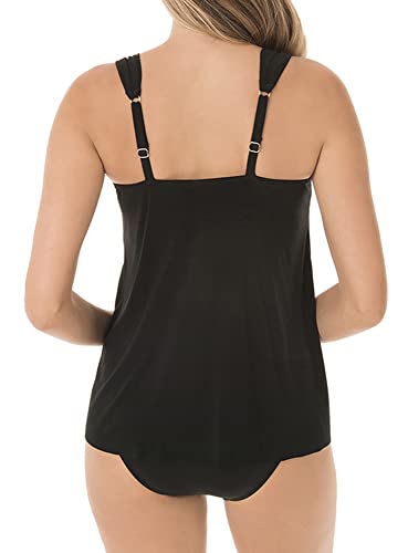 Miraclesuit Women's Swimwear Dazzle Scoop Neck Underwire Bra Tankini Bathing Suit Top4