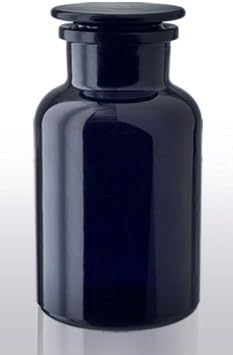 MUDHEN VioLiv 1 Liter Apothecary Jar, Violet Glassware