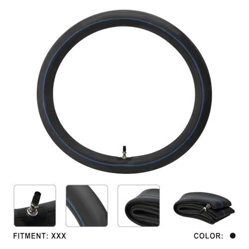 Image of 2.25 /2.5-17 inch Heavy Duty Inner Tube 70 /100-17 TR4 Valve for Talaria X3 XXX KX85 YZ85 RM85 Coolster TaoTao 110 125 140 Dirt Pit Bike EBike Front Rear Tires Black