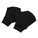 Gavigain Swimming Webbed Gloves Adjustable Training Aquatic Paddles Black for Diving (L)