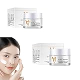 2PC V7 Crema de hidratación profunda Waterlight Crema de hidratación profunda V7 Crema blanqueadora natural Piel joven Agua Luz Hidratante Crema tonificante para todo tipo de piel