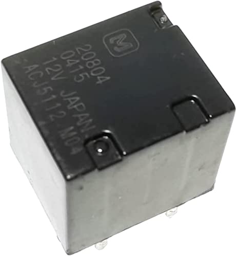 Relais ACJ5112 12VDC 10 broches composant électronique de remplacement pour carte auto 5pcs