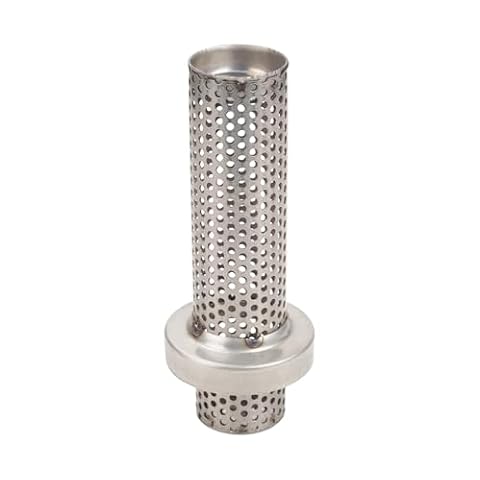 Larcele 60.5mm Motorcycle Exhaust Muffler Universal Motorbike Muffler Silencer Baffle Adjustable Removable XSQ-04 (Long)