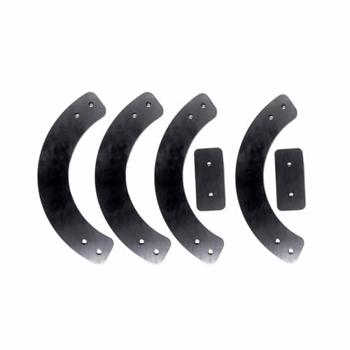 Dualoai 6Pcs Snow Blower Rubber Paddle Sno...