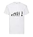 T-shirt Evolution Segway pour homme - Blanc - X-Large