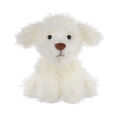 Apricot Lamb Plüsch weiß Hund Plüschtiere für Kinder, weiche niedliche Kuscheltier für Baby Mädchen und Jungen, Flauschige Hund weiß 20cm
