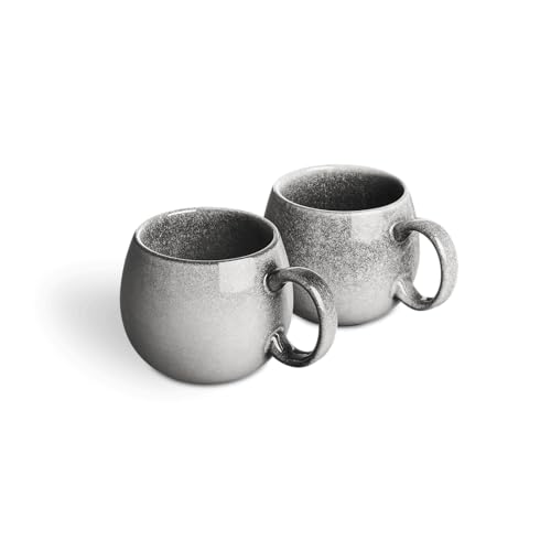 SPRINGLANE Geschirr Grau, Steingut Tafelservice Misty Cliff (Tasse...