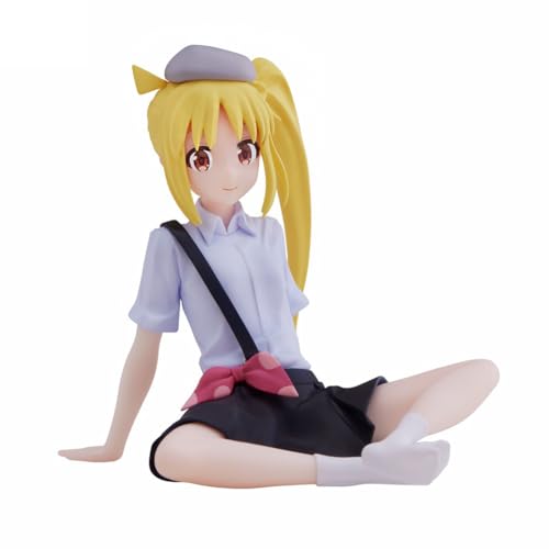 Anjinguang Figura de anime Ijichi Nijika, figura de niña sentada de 8 cm, estatua de Ijichi Nijika, modelo de personaje de manga, regalos coleccionables para exhibir bonita figura de escritorio