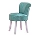 European Vanity stool, barokowe krzesło pianino z trybem do paznokci, tapicerowany taboret z nogami z litego drewna, taboret, taboret do makijażu, do pokoju niemowlęcego/gabinetu/salonu/sypialni