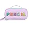 Losong Pencil Case Cute Pencil Pouch for Girls, Large Capacity Pencil Bag with Handle for School Office, Birthday Gifts for Kids Teen Student Women Pencil Box Purple