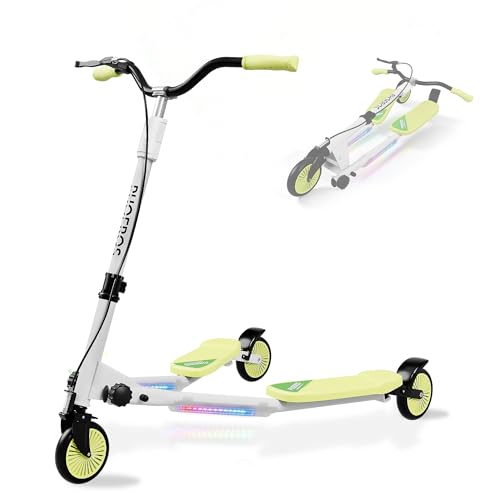 PHOEROS Upgraded Swing Wiggle Scooter, 3 Wheels Drifiting