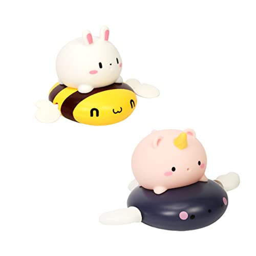 SUPVOX 1 Juego Bebés Animales de Cartoon de Rociador Ducha y Interacción Padre Hijo