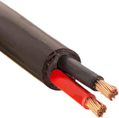 DCSk - 10m de cable para vehículos redondo 2 x 4 mm² - Cable de 2 conductores para remolque FLYY para vehículos - 4mm²