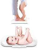 Báscula para bebés, Escala para mascotas,con bandeja de altura (Máx70cm) Mida el peso con precisión (Máx:220 lb) perfecto para niños pequeños.cachorros.gatos .adultos