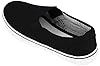 Mens Canvas Mesh Slip On Espadrilles Casual Low Top Plimsoll Trainers Size 7-12 (Black, UK Footwear Size System, Adult, Men, Numeric, Medium, 9) #2