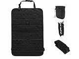OAREA Tactical MOLLE Autositz Zurück Organizer Mit Flasche/Taschenlampe/Recycle Beutel Autositz Zurück Organizer Sitz Abdeckfolie Universal Fit Multicolor