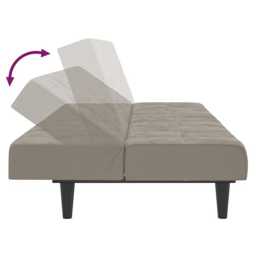 Sofá cama de 2 plazas plegable con marco de madera para solucionar visitas inesperadas 8