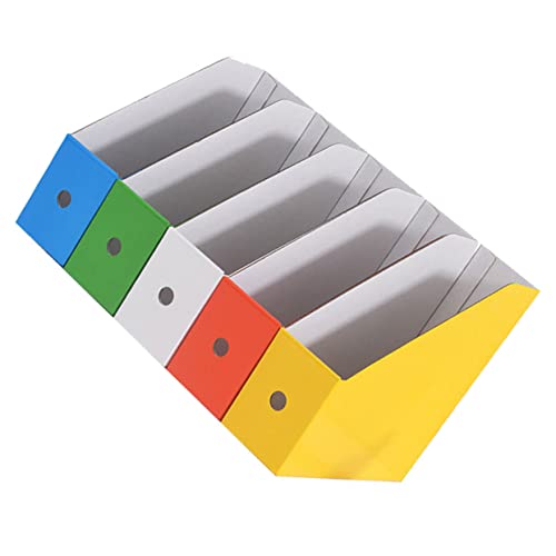 ARTIBETTER 1 Set File Organizer Rack Document Holder for Office School Vertical Storage for Easy Access to Files Letters and Folders Modern Design with Color Options