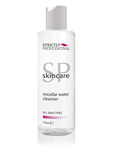 Strictly Professional Micellar Water 150ml – Gentle Makeup Remover & Facial Cleanser – Removes Dirt, Oil & Waterproof Makeup – Hydrating No-Rinse Formula for All Skin Types