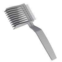 Gebogener Positionierungskamm, tragbarer professioneller Haarschneidekamm für Männer, Clipper-Schnitte und Flattops, Haarstyling-Tool