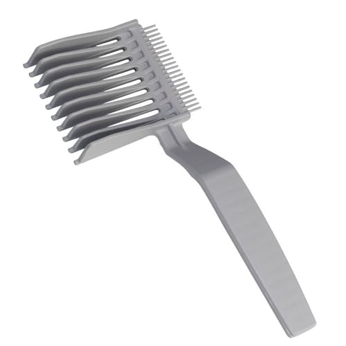 Gebogener Positionierungskamm, tragbarer professioneller Haarschneidekamm für Männer, Clipper-Schnitte und Flattops, Haarstyling-Tool